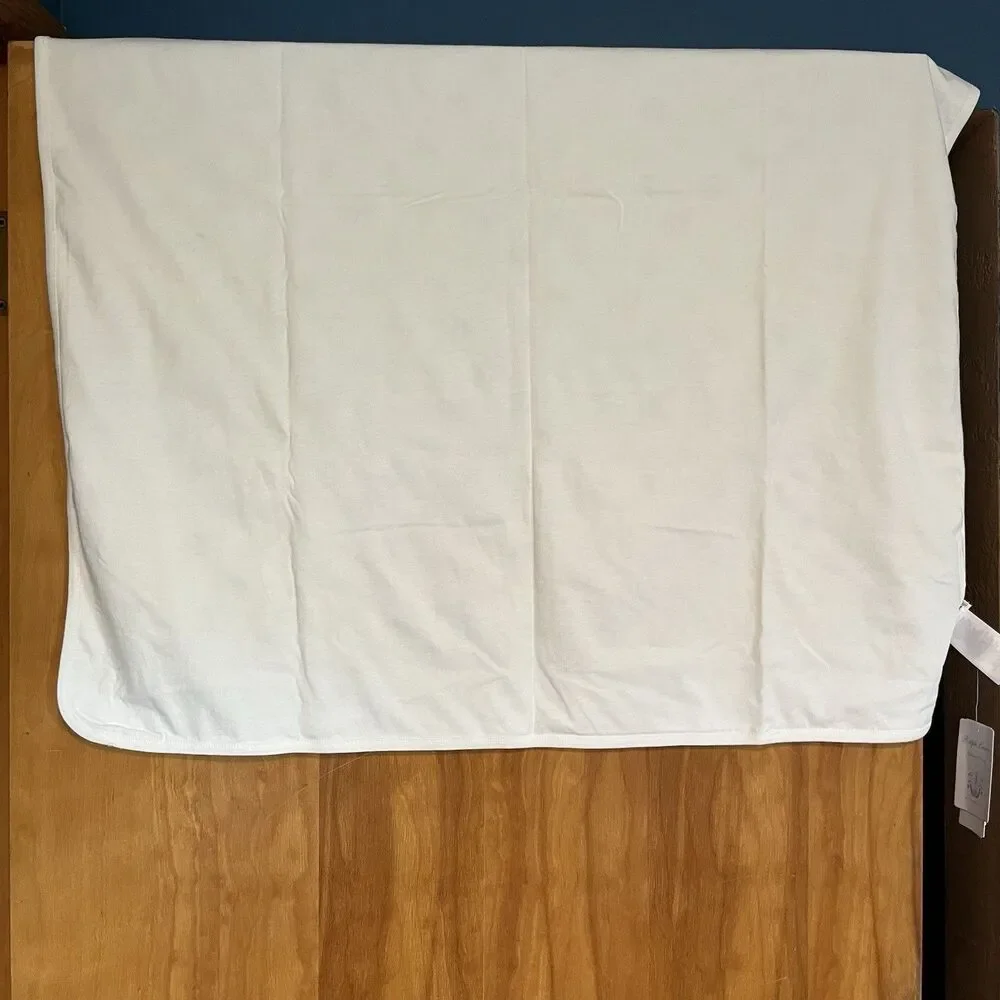 NWT Ralph Lauren X Riley Sheehay Baby Blanket Logo Print Watercolor Unisex 28x32